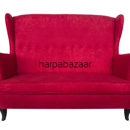 Sofa Uszak tkanina malinowa