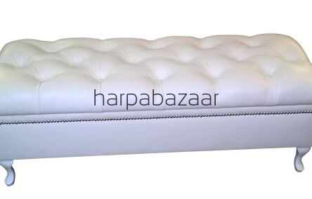 skrzynia Chesterfield biała 
