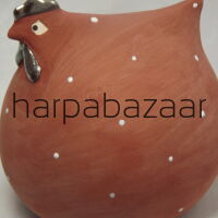 Kurka ceglasta w kropki